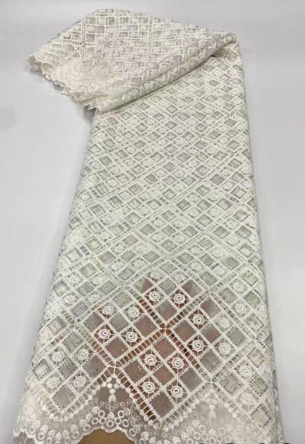 Original tissus HKG organza blanc cassé 5 yards
