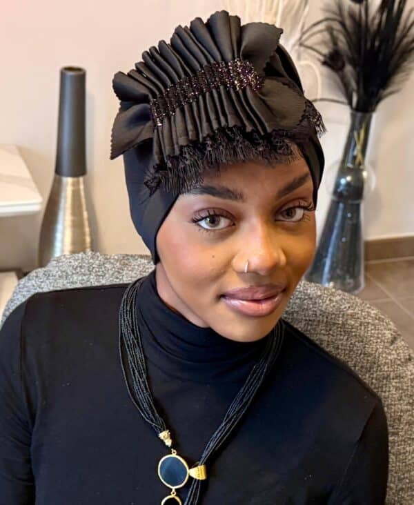 Turban prestige Aicha noir
