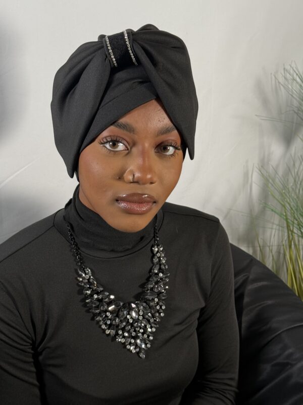 Turban prestige Mariétou noir