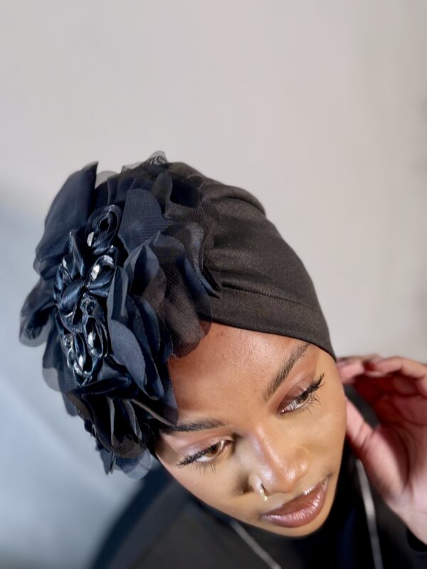 Turban prestige Khadija noir – Image 2