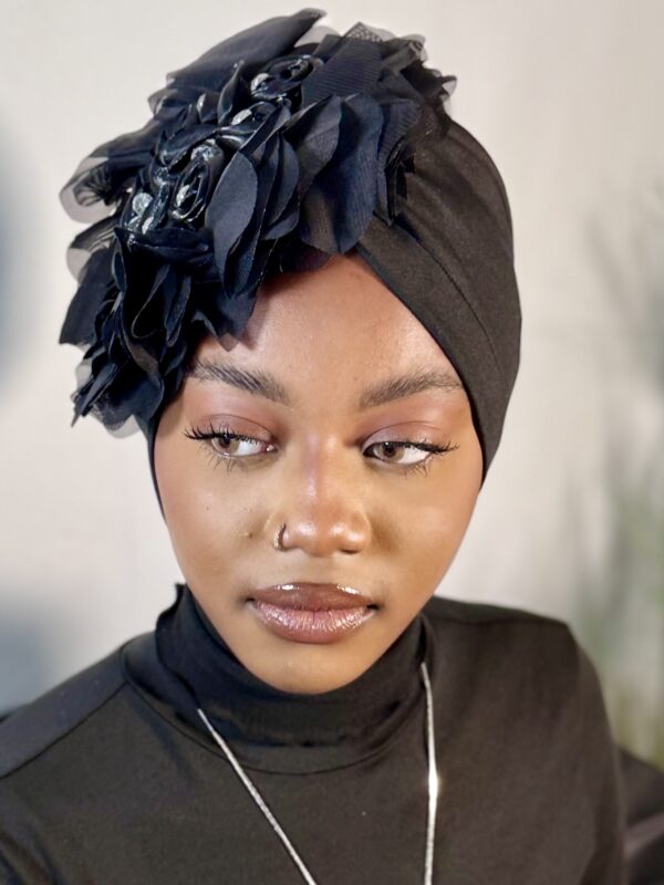 Turban prestige Khadija noir