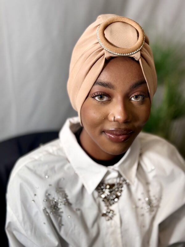 Turban prestige Myriam beige