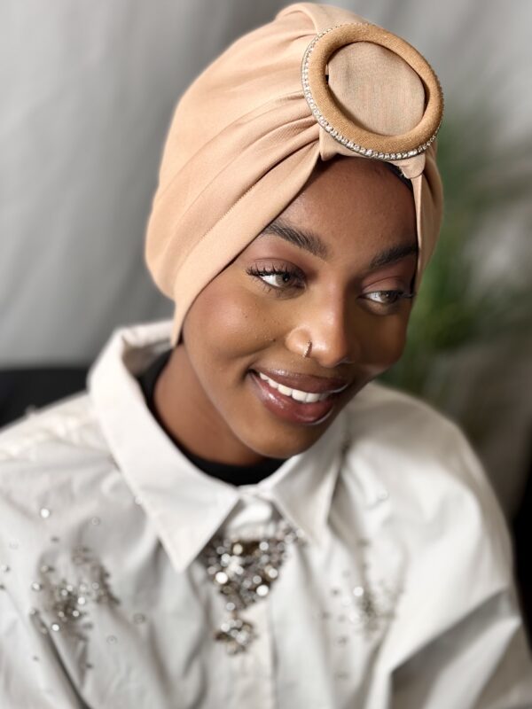 Turban prestige Myriam beige – Image 3