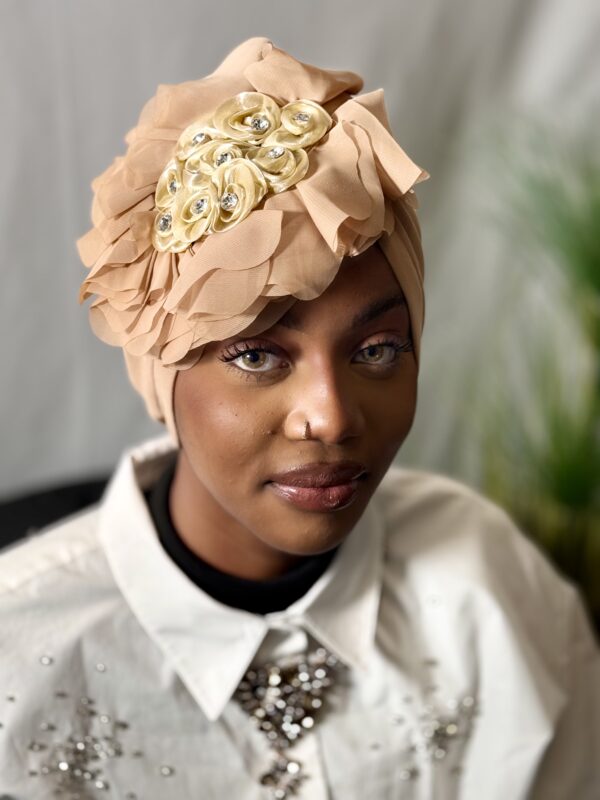 Turban prestige Khadija beige