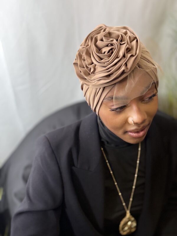 Turban Amel beige caramel – Image 2