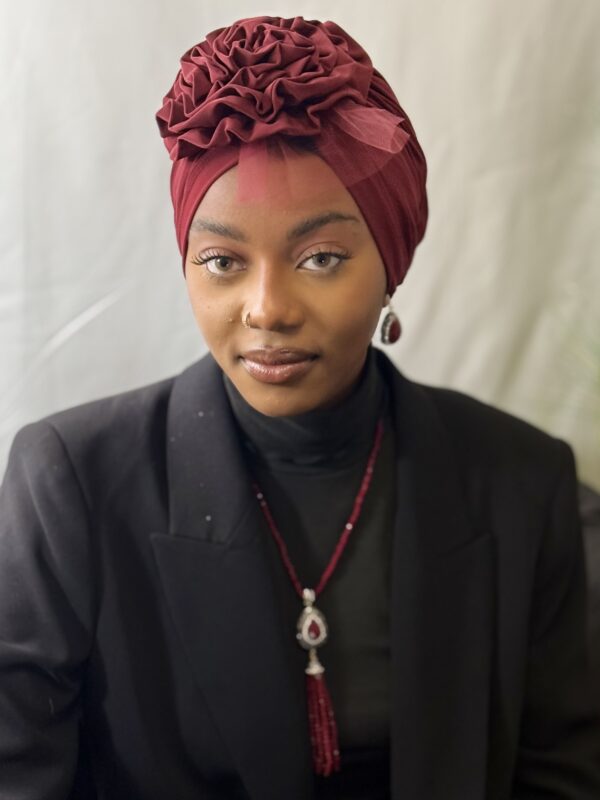 Turban  Amel rouge vif