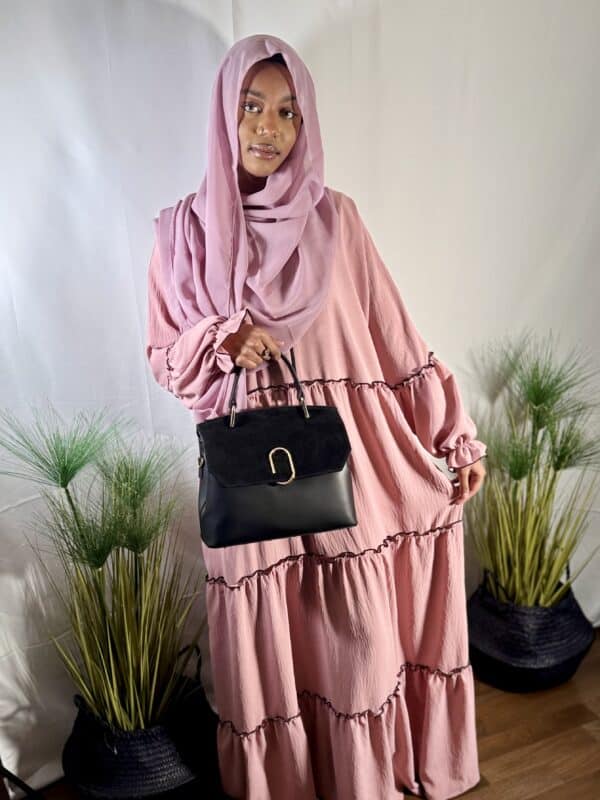 Robe Lissa  opaque vieux rose – Image 2