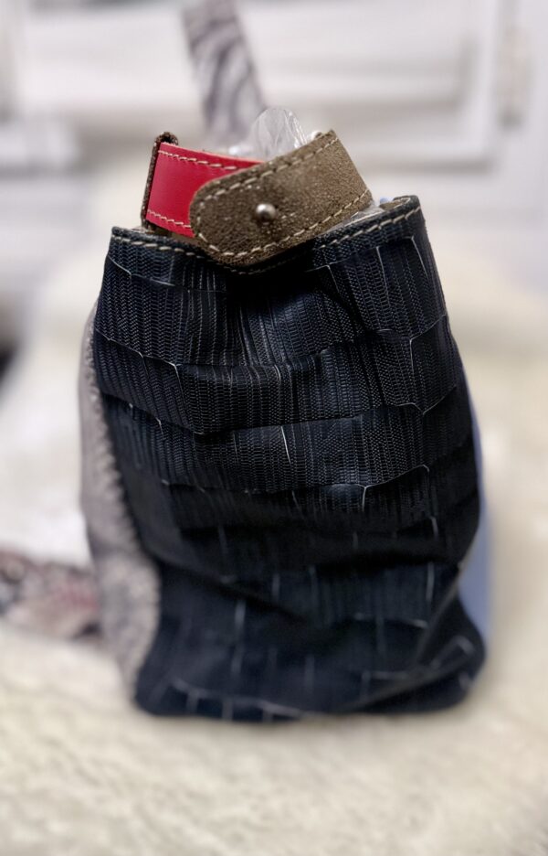 Grand sac Patchwork en cuir made in France – Image 5